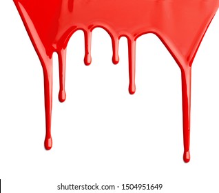 Dripping Blood Isolated On White Stock Photo 286373900 | Shutterstock