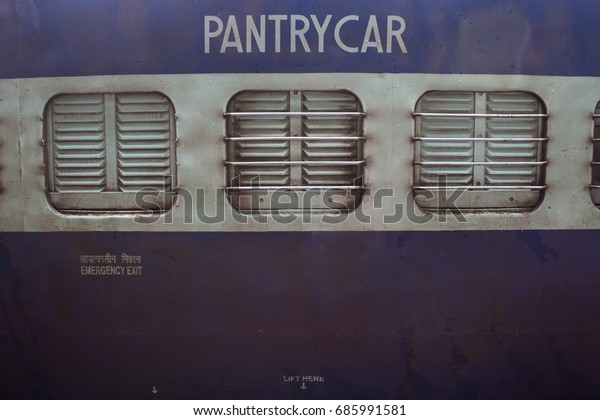 Close Pantry Car On Train Stock Image Download Now