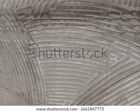 Close up pattern on the bottom of ceramic tiles.