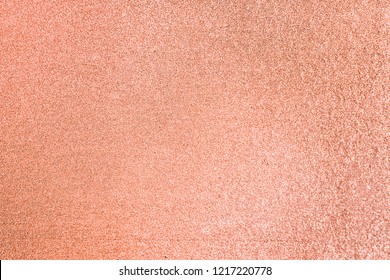 Close Up Of Peach Glitter Textured Background