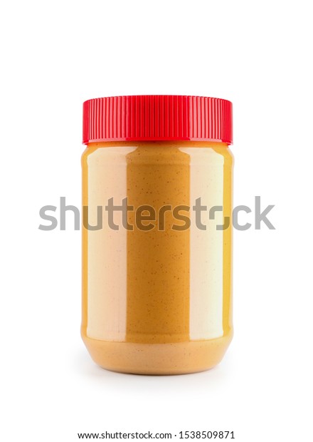 Download Close Peanut Butter Bottle Mockup Isolated Stock Photo Edit Now 1538509871