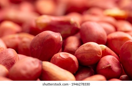 Close up of peanut nuts as background. 