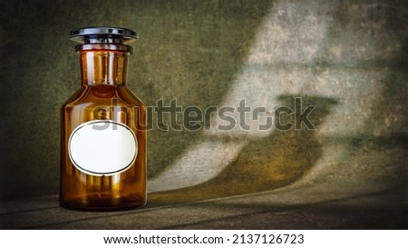 close up of a pharmacy bottle