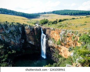 Close Up Photo Of Berlin Falls, Sabine River In Mpumalanga, South Africa 