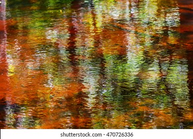 Close Up Photo Of Colorful Abstract Water Reflection