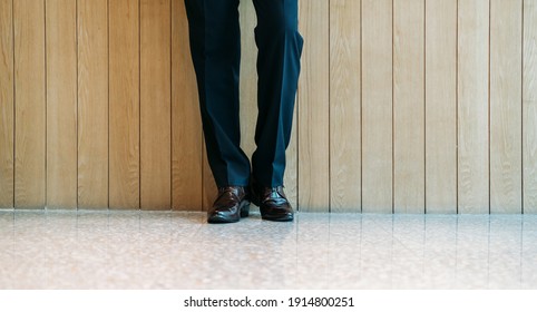 Close up photo of elegant pair of men’s leather shoes - Powered by Shutterstock