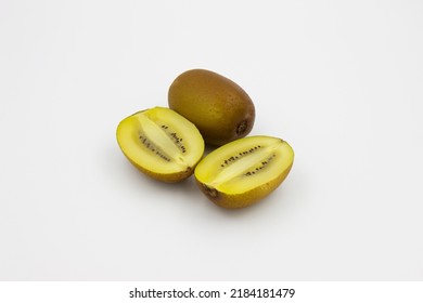 Close Up Photo Of The Golden Kiwi Fruit