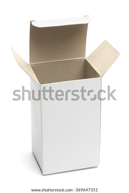 Download Close Photo Vertical White Cardboard Box Stock Photo (Edit ...