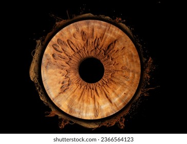 Close Photographing of the Human Eye - Iris Photo - Powered by Shutterstock