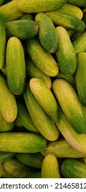 close up picture of baby Cucumber in traditional market