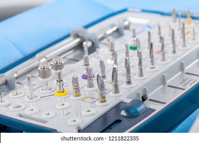 Close Up Picture Of A Implant Surgical Kit