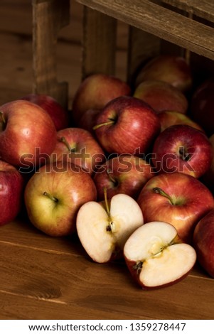 Similar – Image, Stock Photo several red apples Food