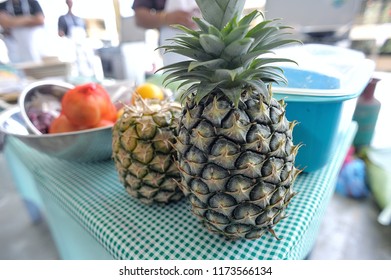 Close Up Of Pineapple