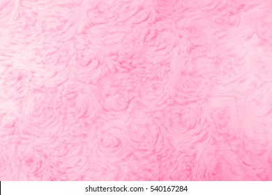 Close Up Pink Fur Texture Background