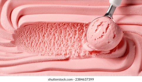 close up of pink ice cream background - Powered by Shutterstock