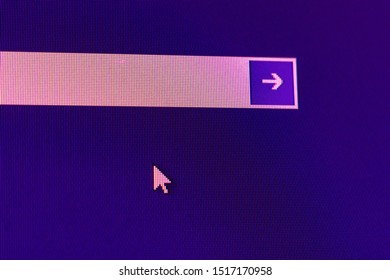 a close up pixels on the computer screen or monitor device surface. digital gadgets