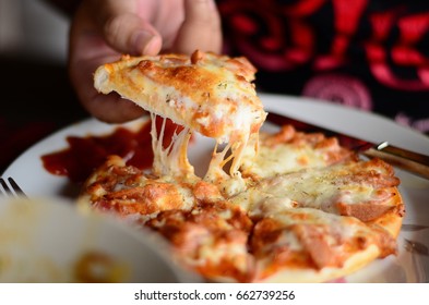 Close up pizza