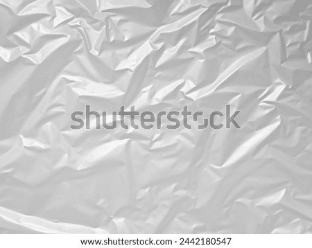 close up plastic foil texture background.