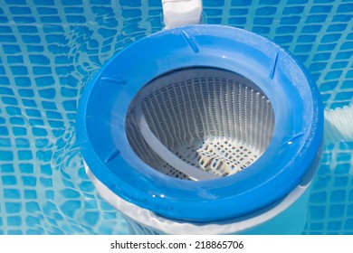 Close Up Of A Pool Filter