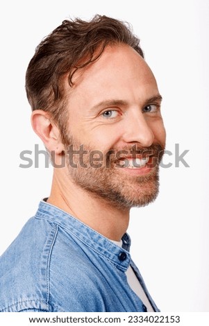 Similar – Portrait of a casual guy