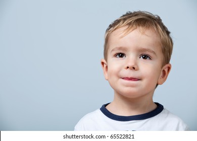 Close Portrait Cute Little Boy On Stock Photo 65522821 | Shutterstock