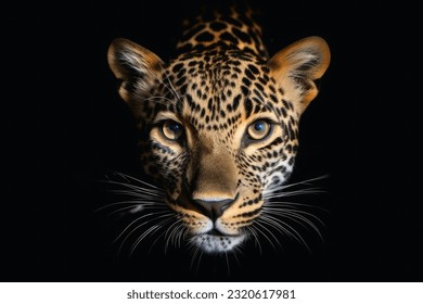 A close up portrait of mesmerizing leopard photography