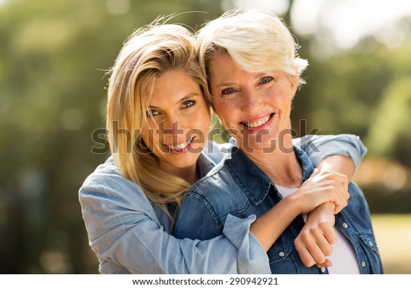 Mother And Daughter Hugging Mother And Daughter Hugging
