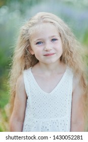 Close Portrait Pretty Blue Eyed Fair Stock Photo 1430052281 | Shutterstock