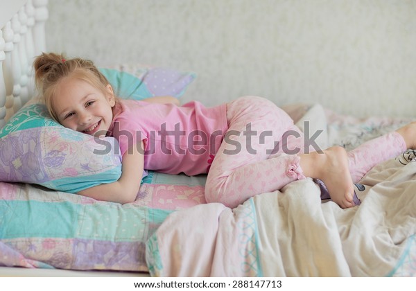 girls on beds