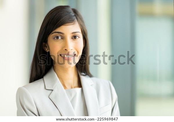 Close Portrait Young Indian Business Woman Stock Photo 225969847 ...