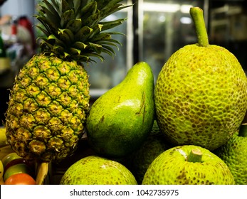 Close Up Of Produce At Mayaguez , Puerto Rico Farmers Market