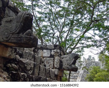 Close Up Of A Pyramid In Chichen Itza, Mexico