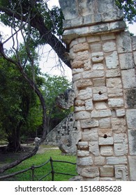 Close Up Of A Pyramid In Chichen Itza, Mexico