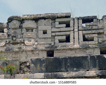 Close Up Of A Pyramid In Chichen Itza, Mexico