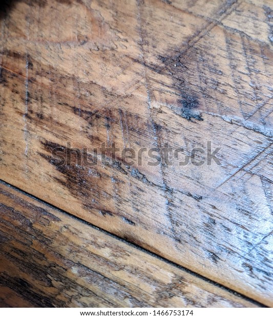 Close Reclaimed Barn Wood Furniture Table Stock Photo Edit Now