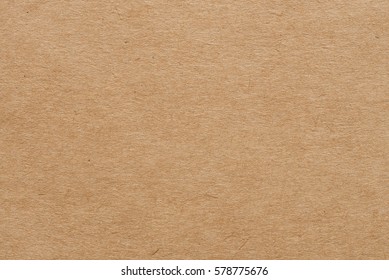 Close Up Recycle Cardboard Or Brown Board Paper Texture Background. Brown Paper Sheet Texture Pattern Background.