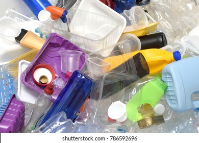 close up of a Recycling plastic