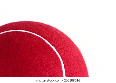 Close up of red ball