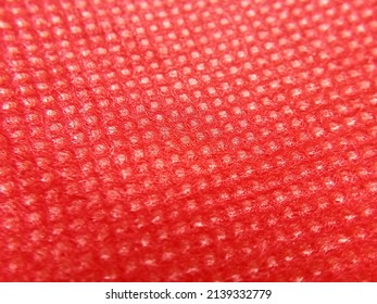 close up of red cloth
