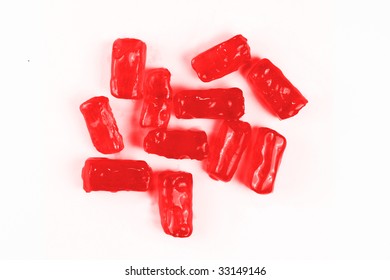 Close Up Of Red Hard Candy