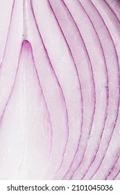 Close Up Of Red Onion Texture Background