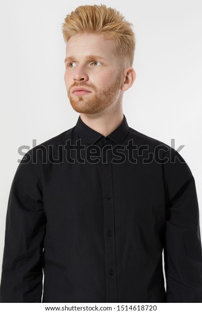 Close Redheaded Young Man Red Beard Stock Photo Edit Now 1514618720