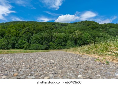 close up of a road