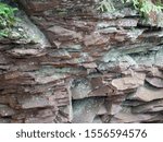 Close up of rocks in Amnicon Falls State Park, South Range, Wisconsin