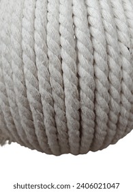 Close up of Rope Ball Textured Craft