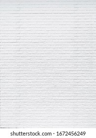 Close Up Rustic White Brick Wall Texture Background