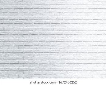 Close up rustic white brick wall texture background - Shutterstock ID 1672456252