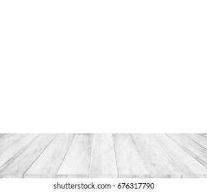 Close Up Rustic Wood Table With Grain Texture In Vintage Style. Surface Of Old Wood Plank In Macro Concept With Empty Template And Copy Space For Abstract Background Or Wallpaper And Other Design.
