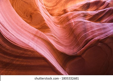 close up of sandstone texture, antelope canyon