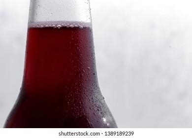 Close Up Of Sangria Bottle